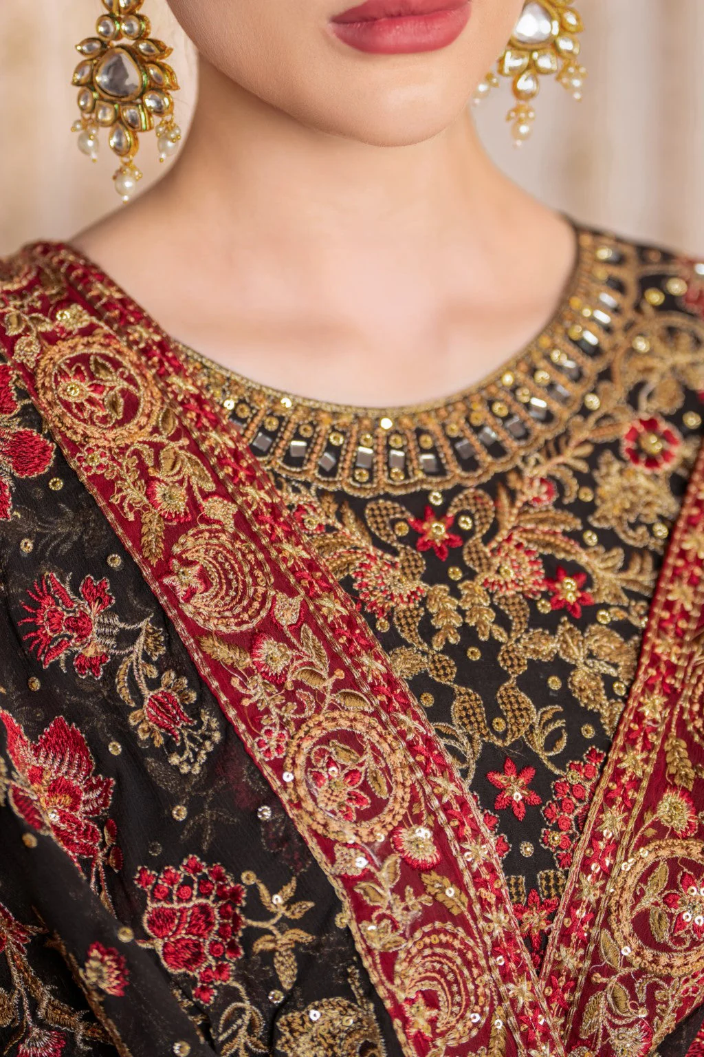 Pehli Nazar By Meeral Stitched 3 Piece Formals Suit-Haseen - Image 5
