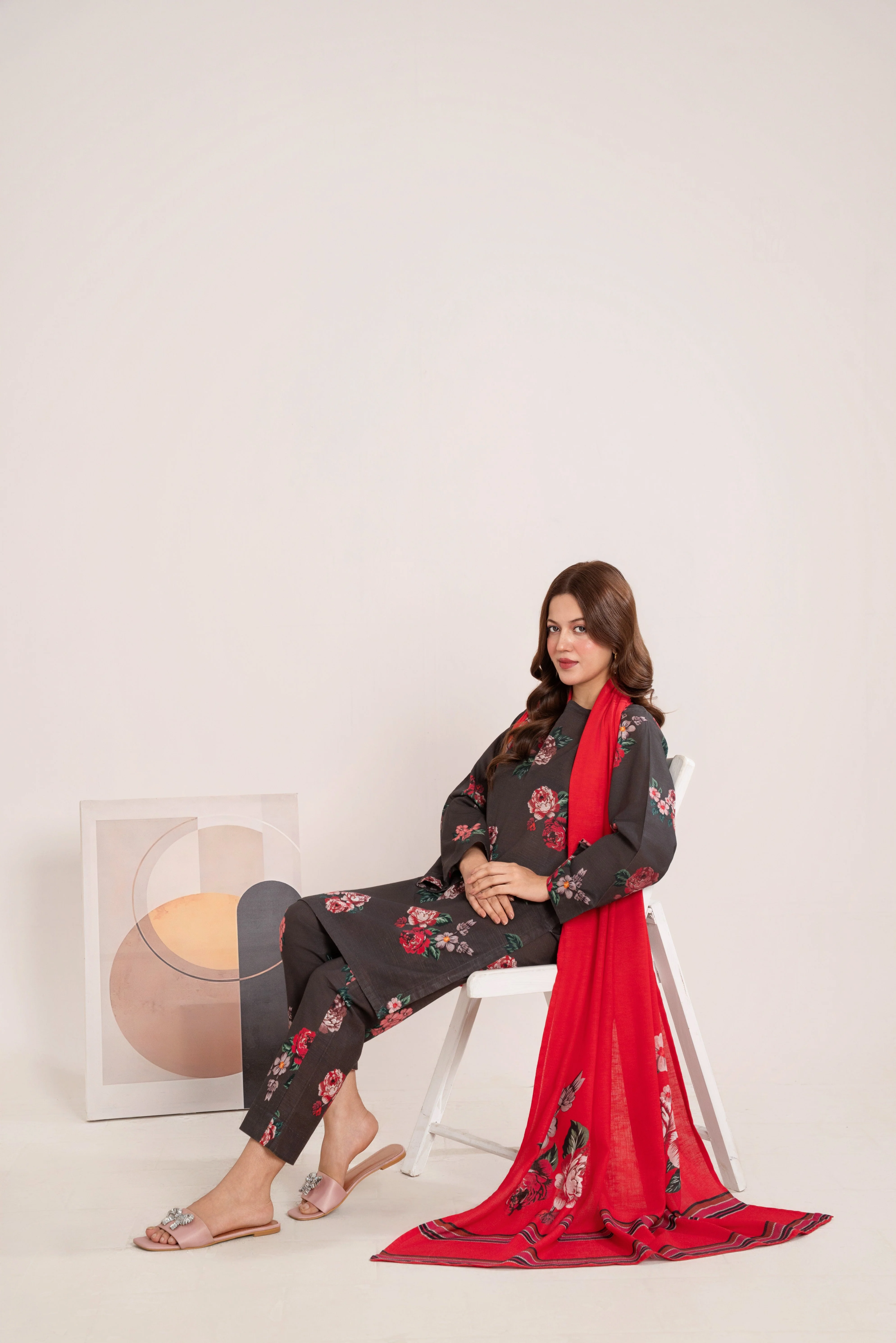 Feathers Unstitched Winter Arrivals Suit-MYRONE-FT570 - Image 4