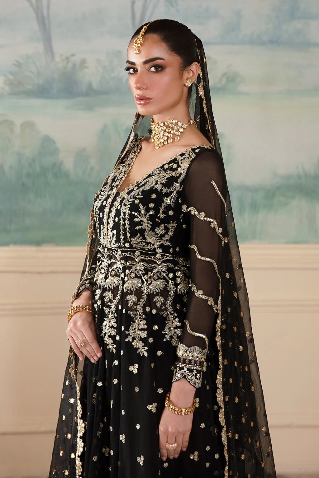 Zarposh Unstitched 3 Piece Formals Collection-Nafeesa - Image 4