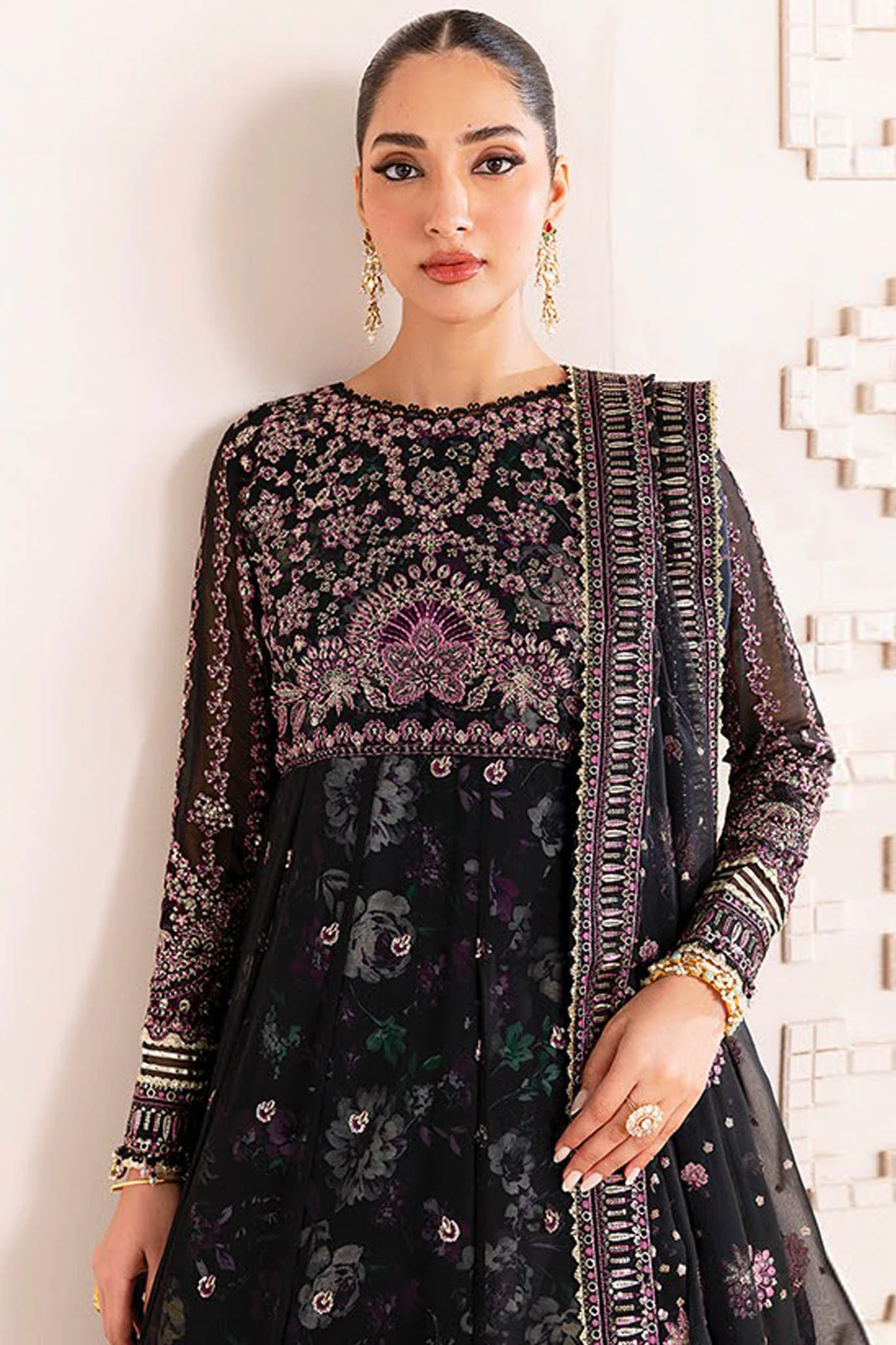 Xenia Unstitched 3 Piece Luxury Formals Vol-02 Suit-Nagira - Image 2