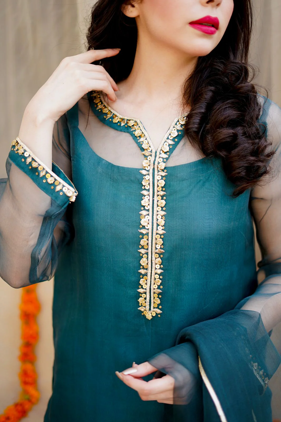 Pashma Khan Semi Formals Suit-NazneÃƒÂ©n - Image 3