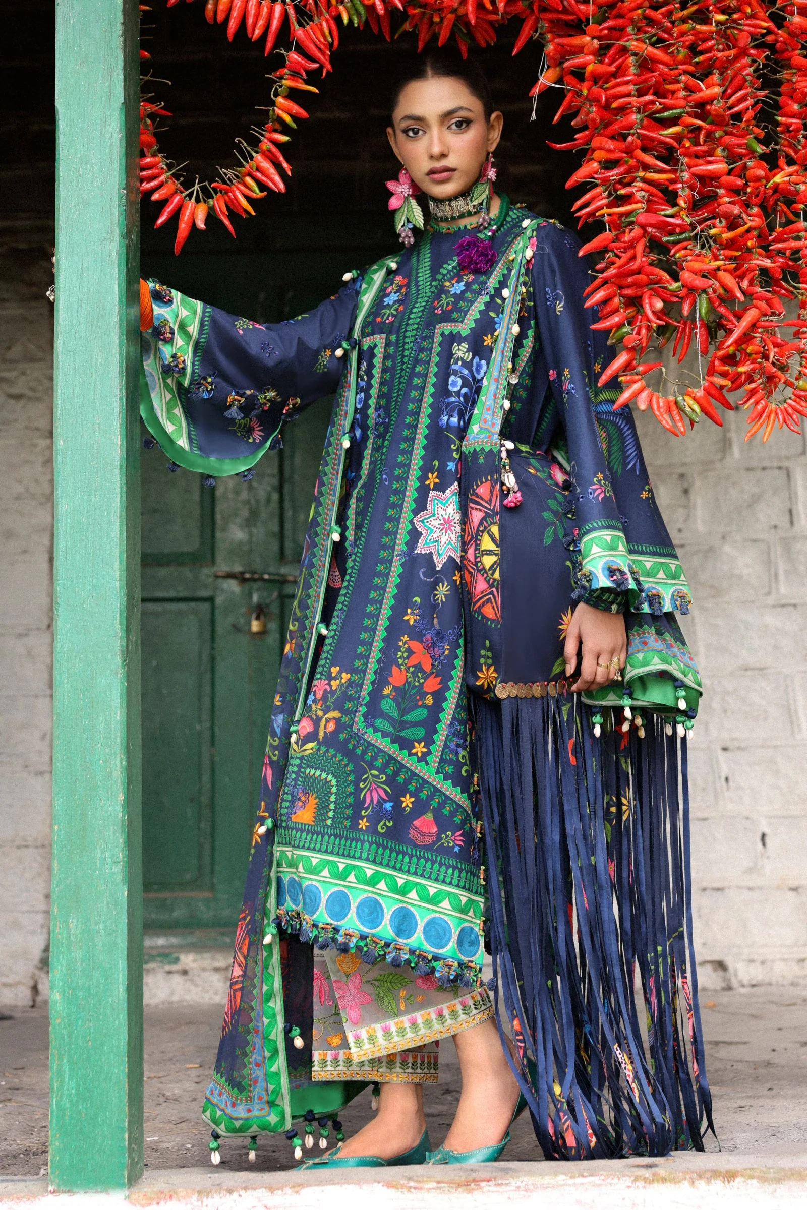 Neelum by Zaha Unstitched 3 Piece Lawn Suit-ZL25-06 B-Amani
