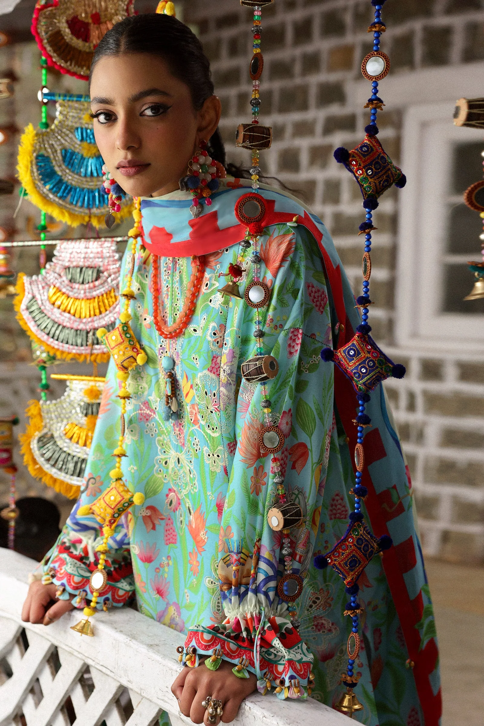 Neelum by Zaha Unstitched 3 Piece Lawn Suit-ZL25-08 B-Zaraah - Image 3
