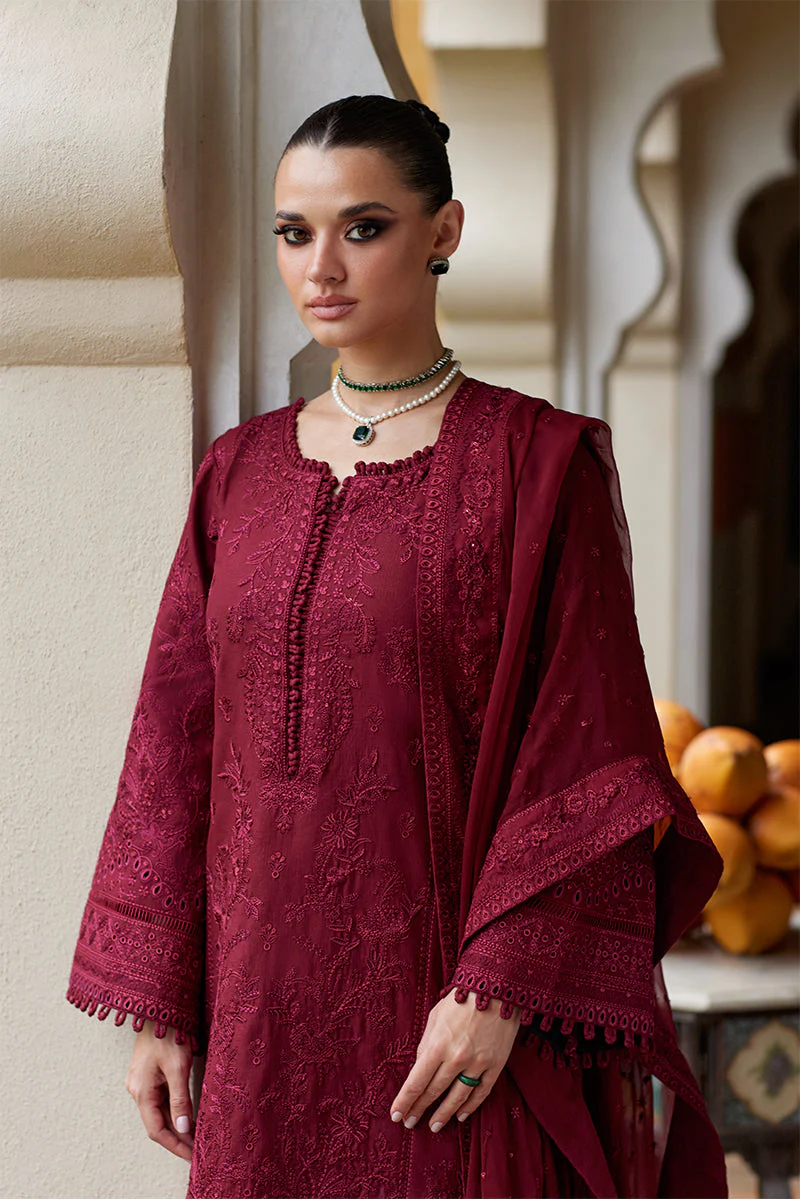 Gulaal Unstitched 3 Piece Luxury Lawn Suit-Nigella - Image 2