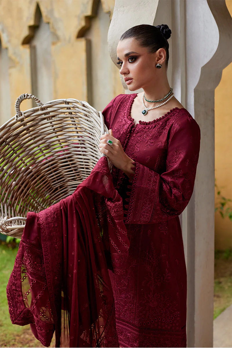 Gulaal Unstitched 3 Piece Luxury Lawn Suit-Nigella - Image 5