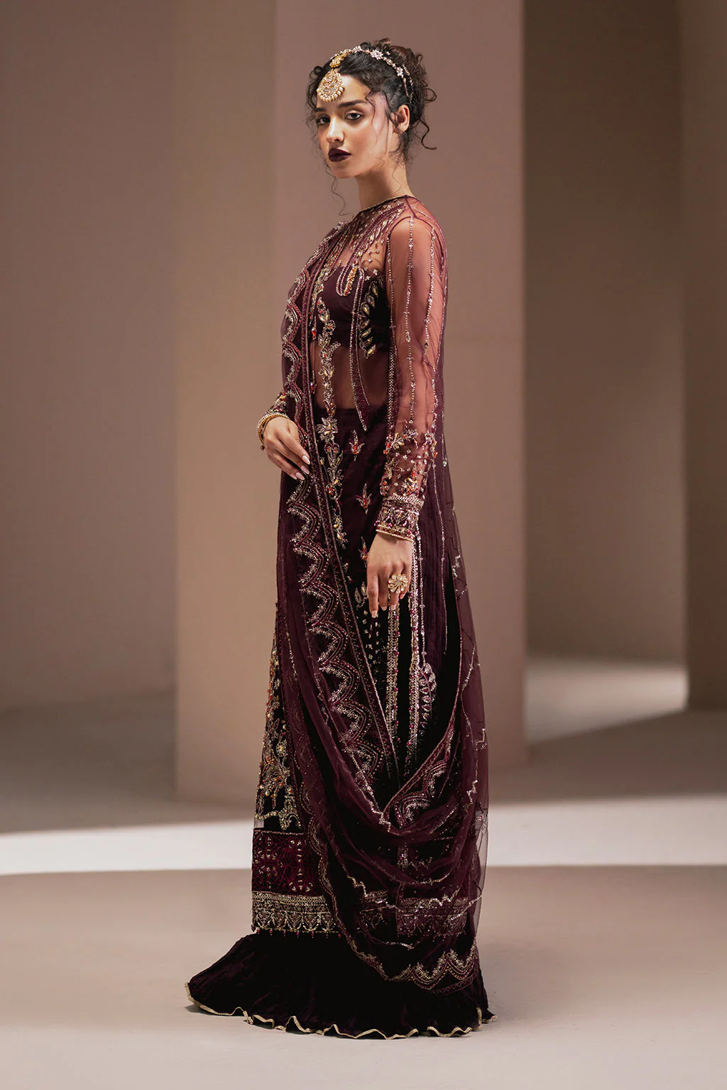 Zarposh Unstitched 3 Piece Formals Collection-Nisa - Image 6
