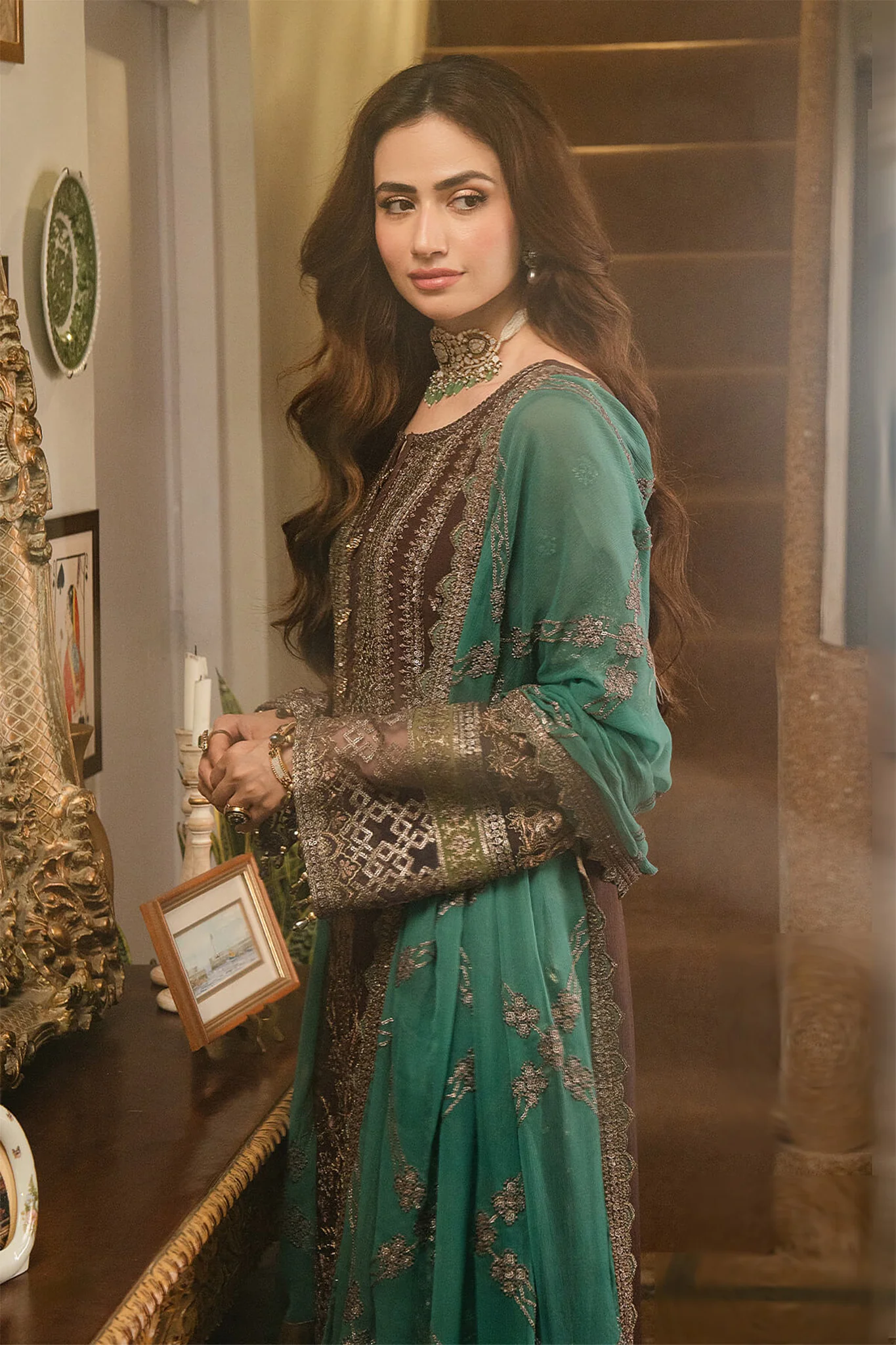 Noor Jahan By Imrozia Unstitched 3 Piece Luxury Chiffon Suit-I-199-Khawab - Image 4