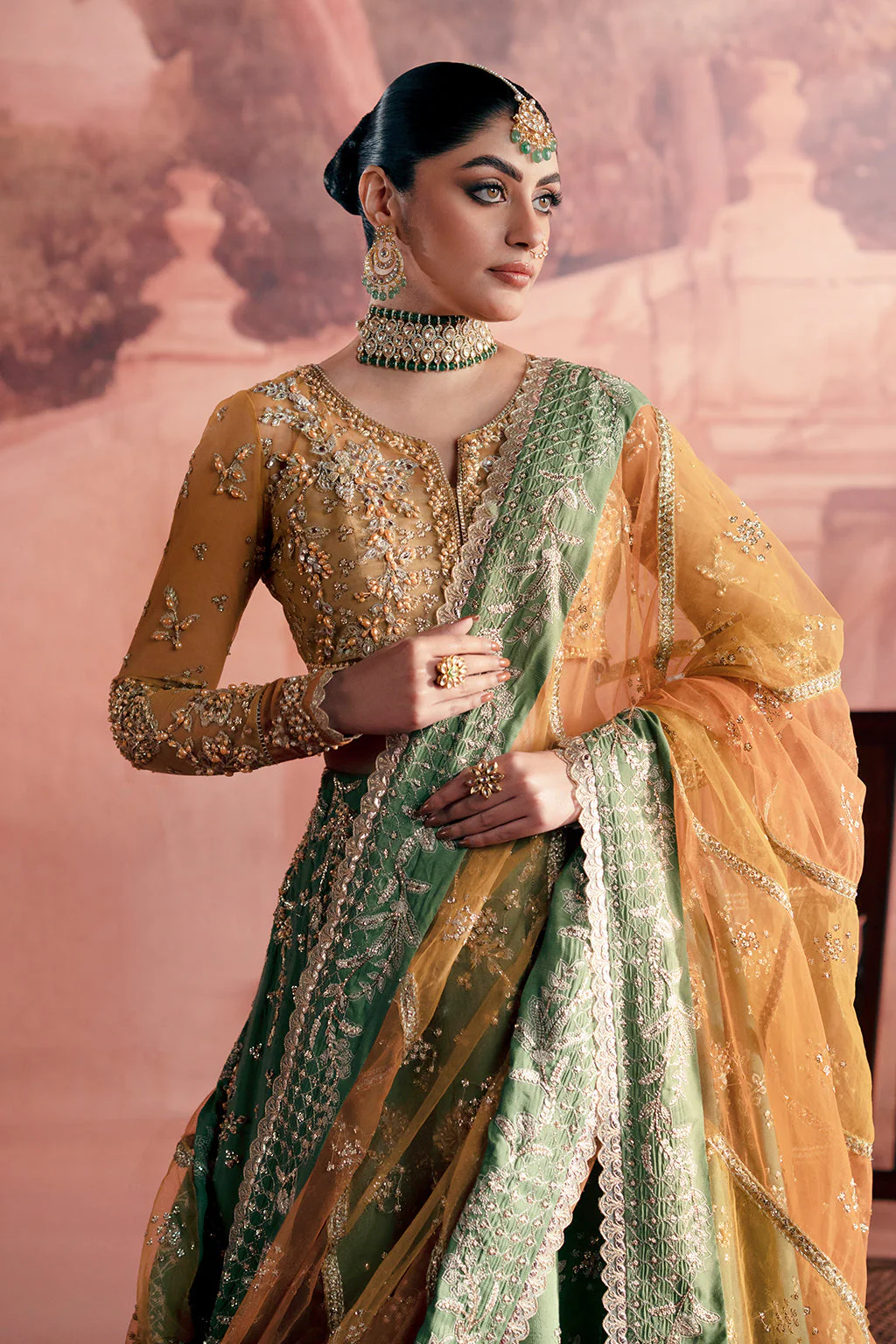 Zarposh Unstitched 3 Piece Formals Collection-Noorani - Image 8
