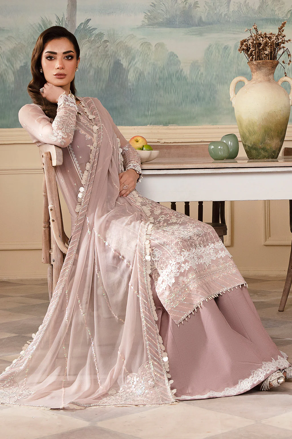 Zarposh Unstitched 3 Piece Formals Collection-Noori - Image 4