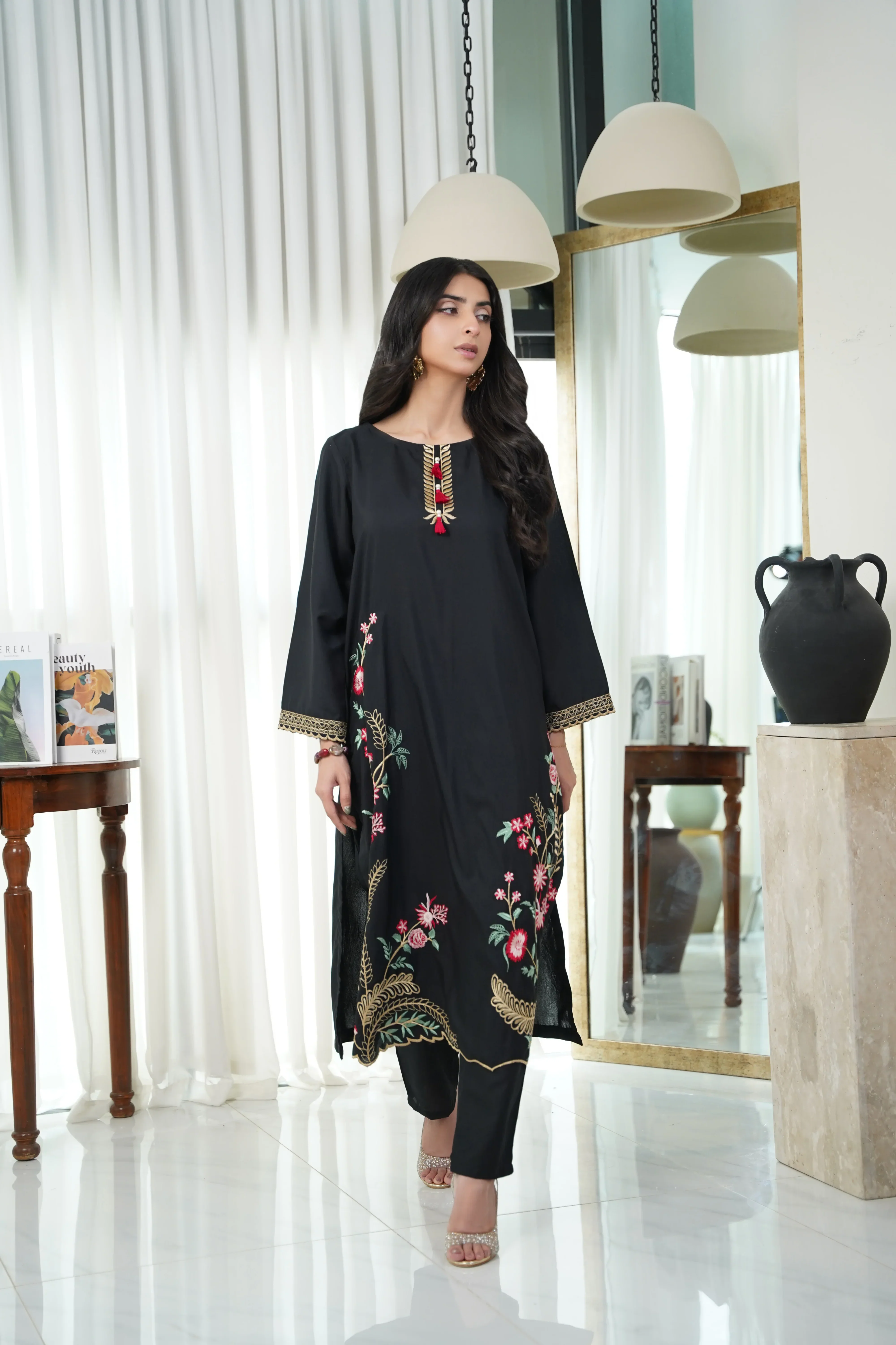 Dhaga Stitched 2 Piece Co Ords Summer Suit-Nymerid - Image 6