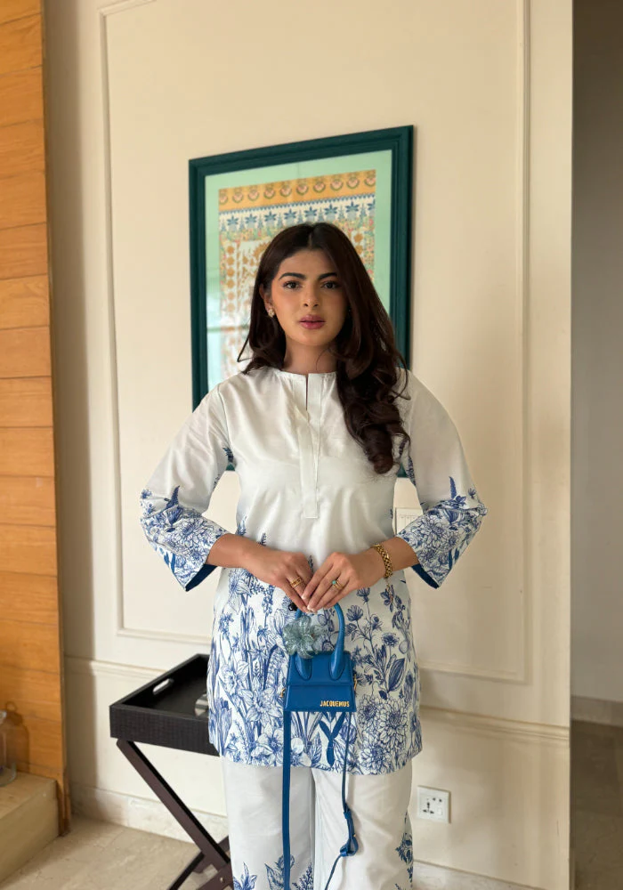 Amal Stitched 2 Piece Summer Cambric Collection-Ocean Breeze - Image 6