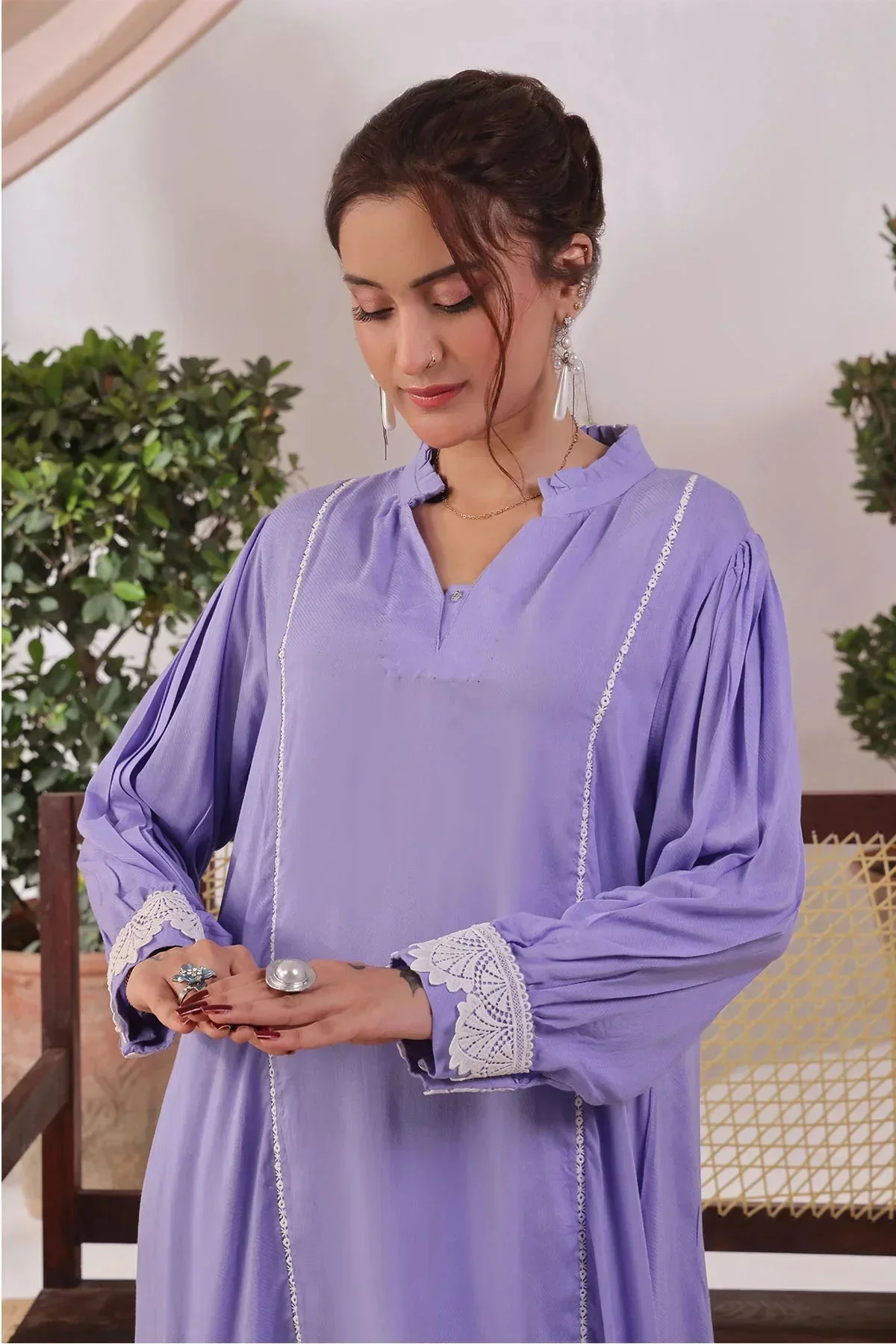 Ochre Clothing-Rod Silk Women's 2 Pc Suit-SOLS-08 - Image 2
