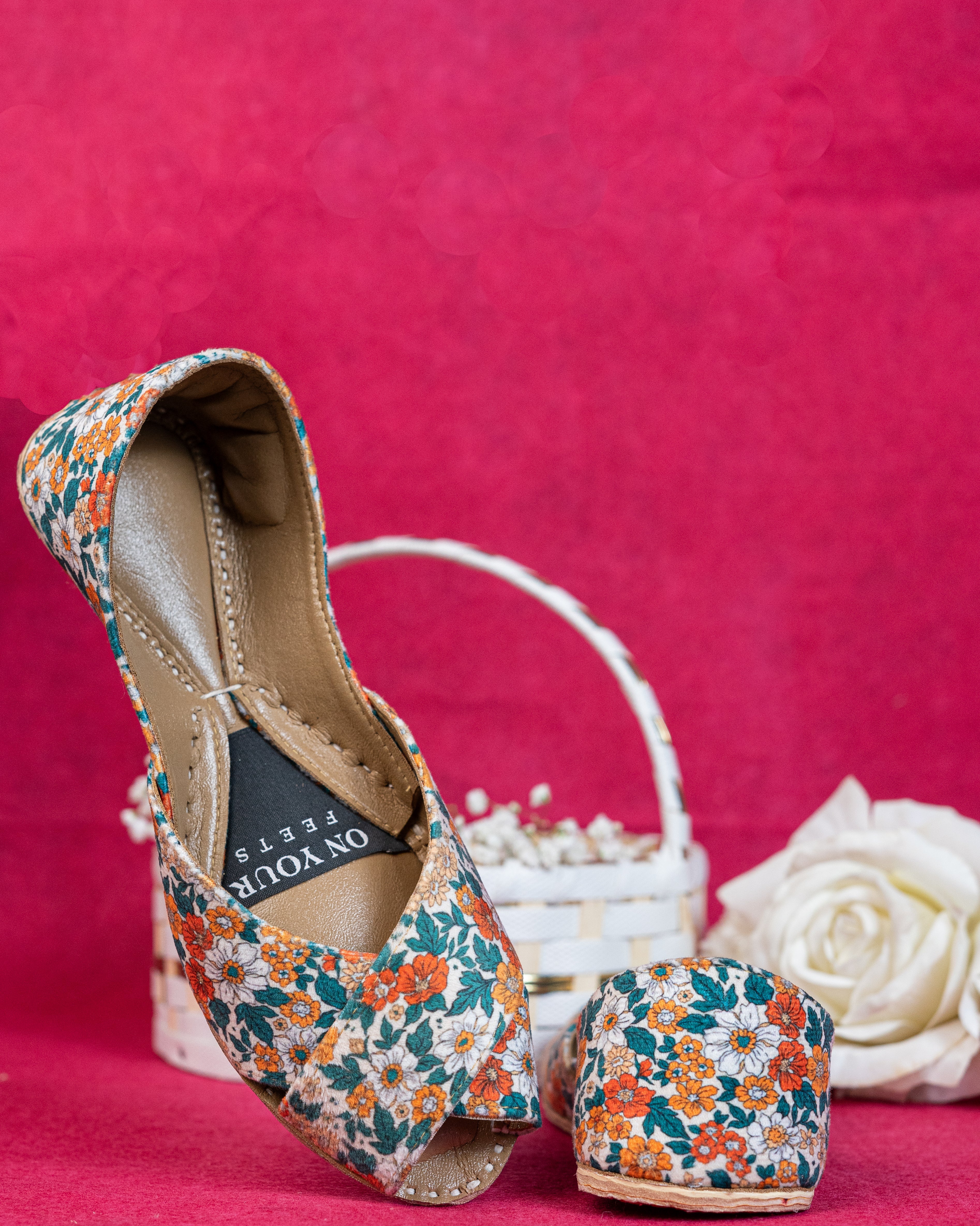 On Your Feets Casual Khussa-Floral Bliss - Image 8