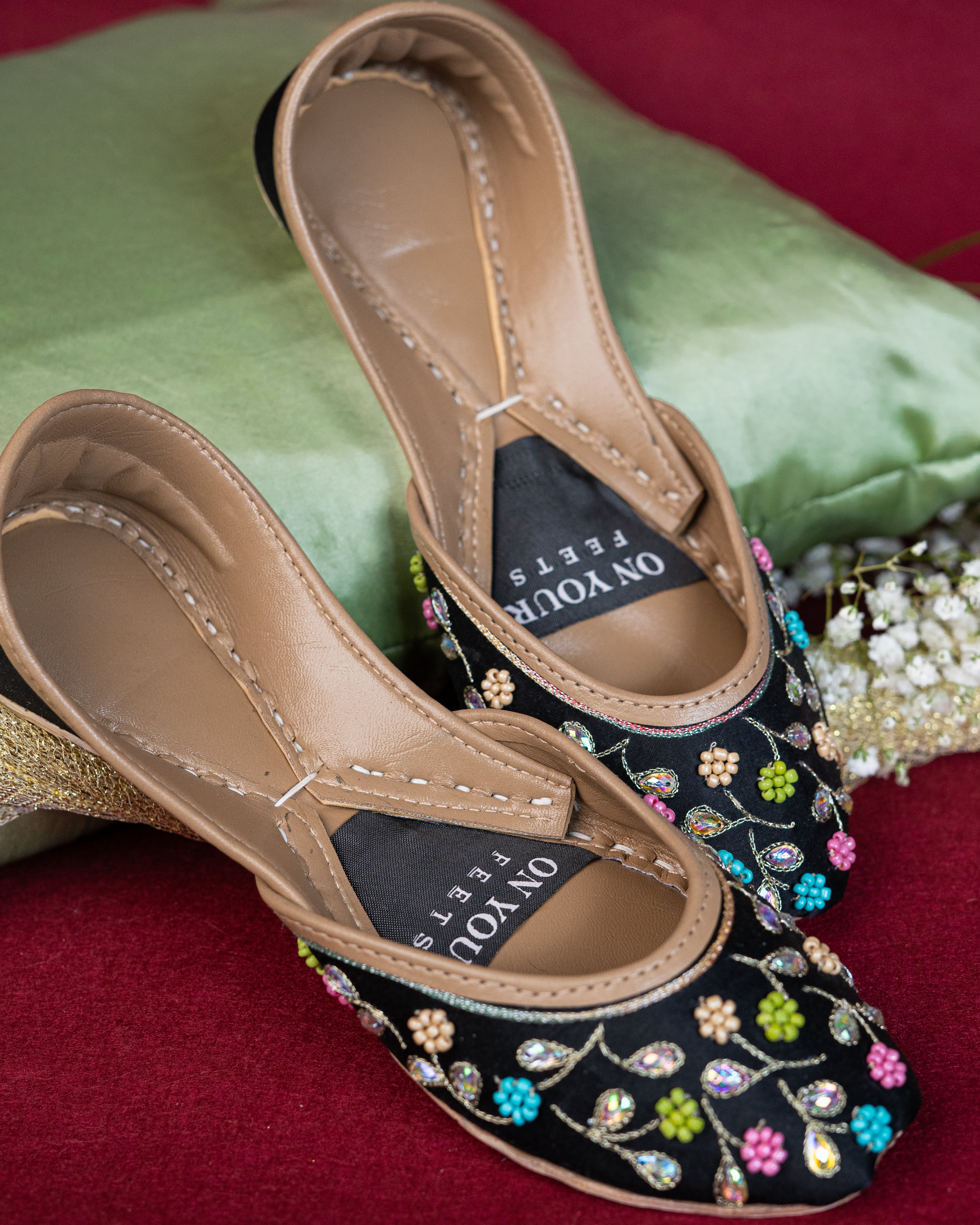 On Your Feets Casual Khussa-Midnight Bloom - Image 4
