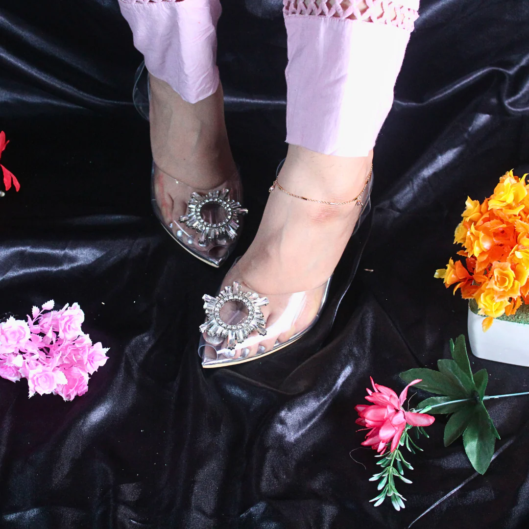 On Your Feets Heels-Transparent Cinderella Heel - Image 2