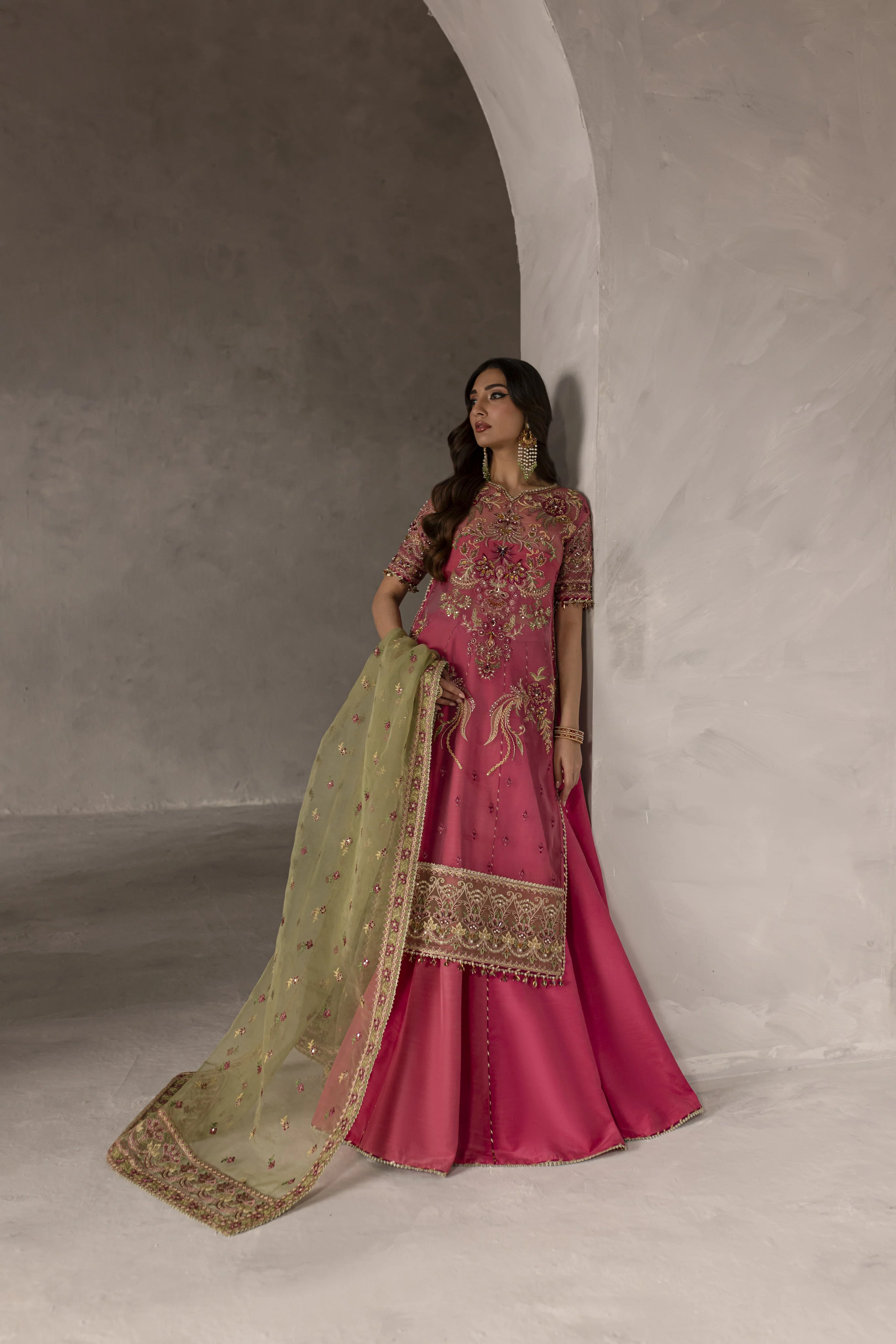 Elysee By Imran Ramzan Unstitched 3 Piece Luxury Formals Suit-Orchid - Image 3