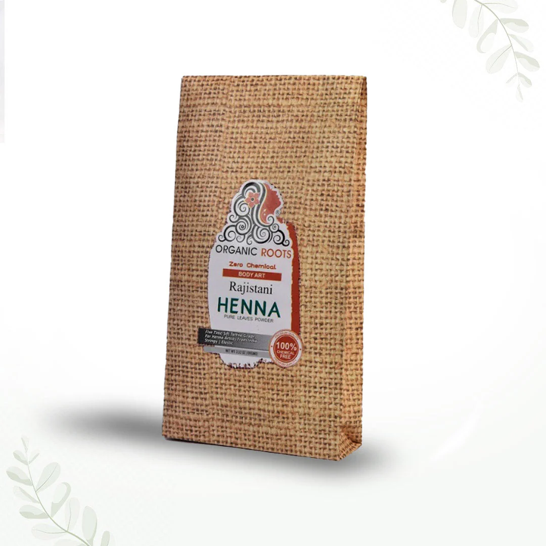 Organic Roots Rajasthani Henna (Tattoo Grade) For Henna Artists