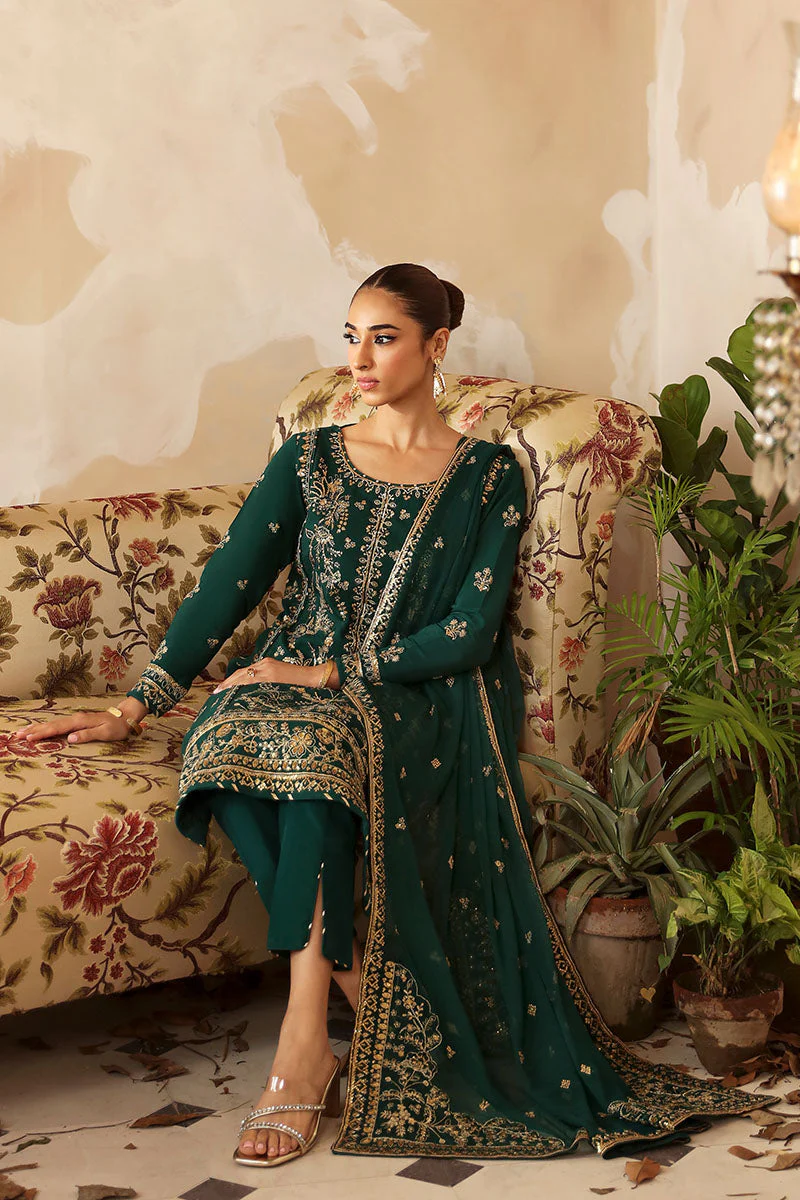 Shehrnaaz By Gulaal Unstitched 3 Piece Formals Raw Silk Suit-Parizay - Image 3