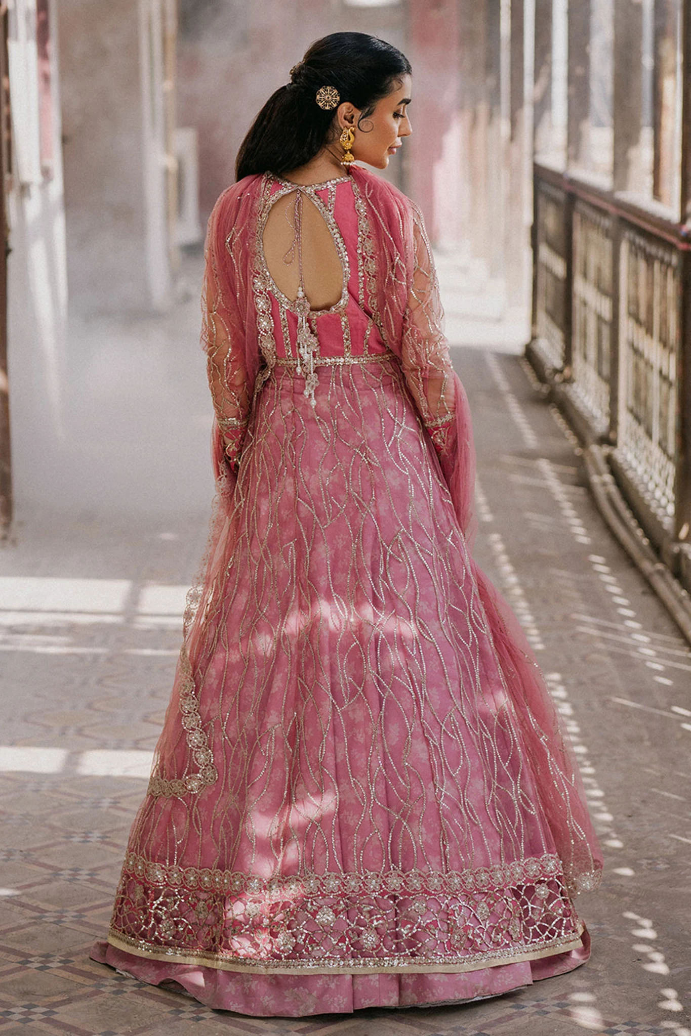 Pehli Si Mohabbat By Roheenaz Unstitched 3 Piece Luxury Wedding Suit-RWD-05-Ulfat - Image 3