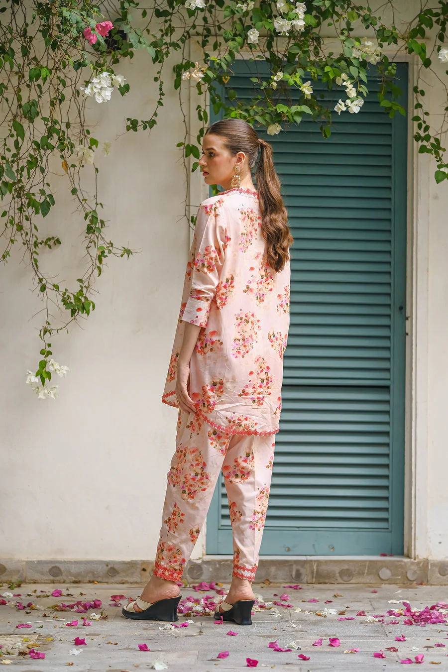Sprinkles Stitched 2 Piece Summer Luxury Lawn Women Suit-Blossom - 2-Piece Luxury Lawn Set - Image 11
