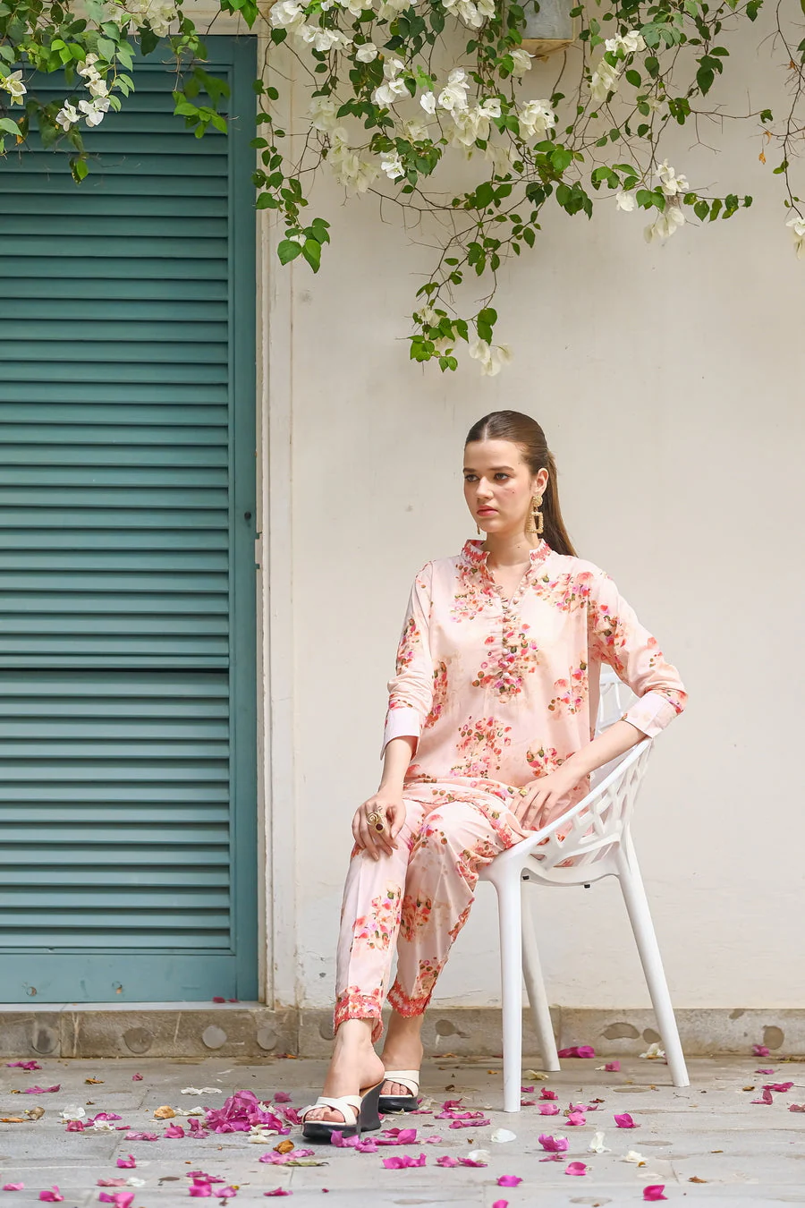 Sprinkles Stitched 2 Piece Summer Luxury Lawn Women Suit-Blossom - 2-Piece Luxury Lawn Set - Image 7