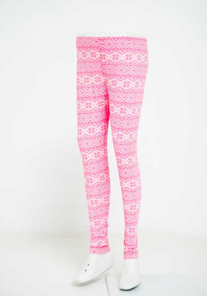 Ochre Clothing Pink Girls Tights - Image 2