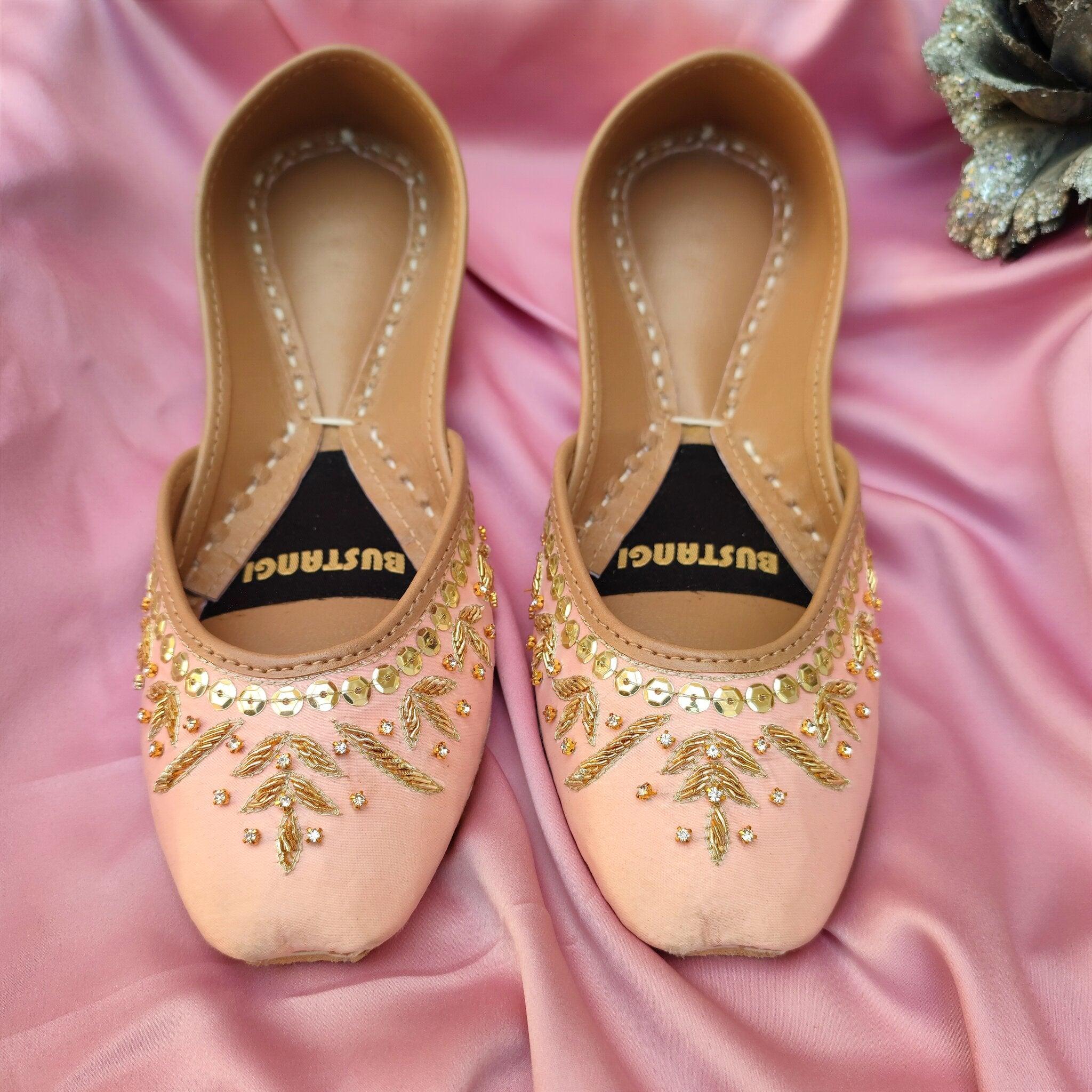 Bustangi Comfy Pink Women Khussa E004 - Image 2
