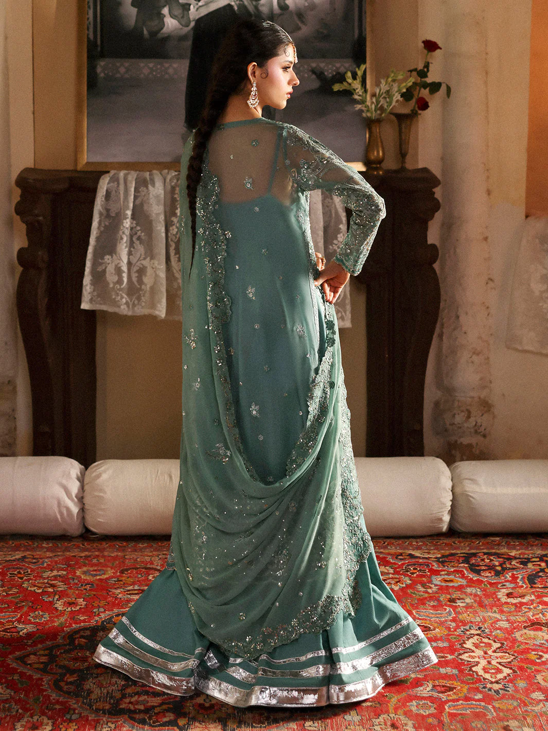 Pakeezah By Mahnur Unstitched 3 Piece Luxury Formals Suit-PK-05-Nashmira - Image 3
