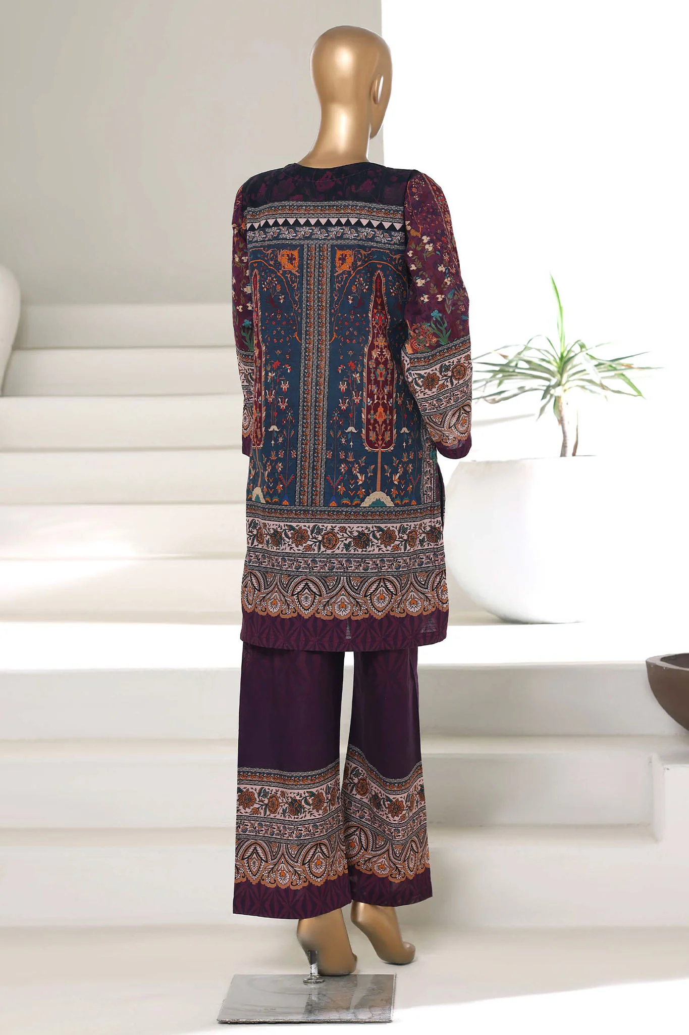 Sada Bahar Stitched Co Ords Printed Khaddar Suit-PR-10-Falsa - Image 3