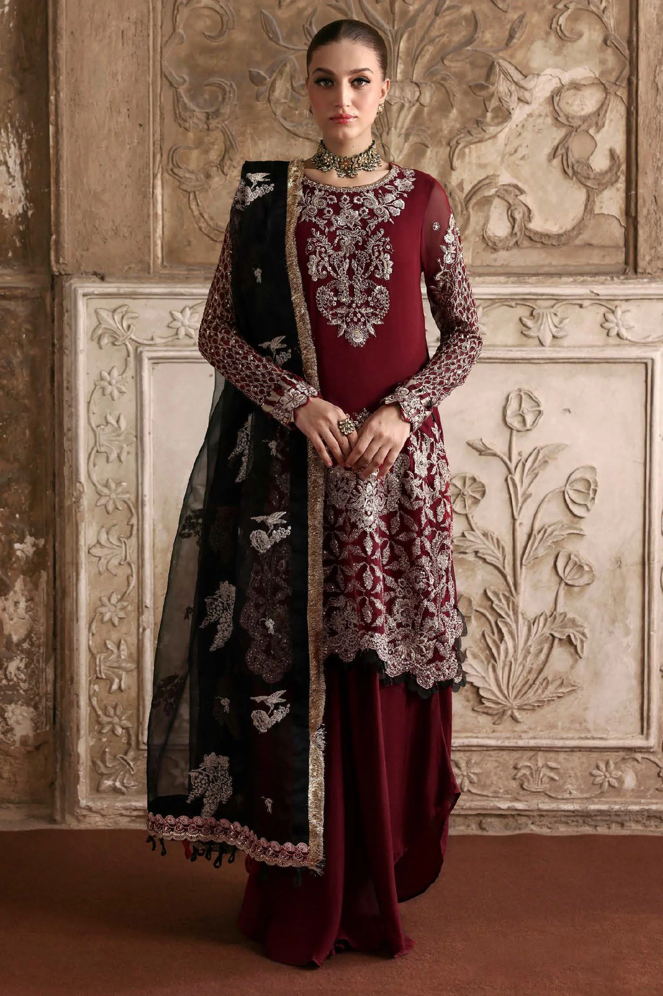Jahanara By Parishay Unstitched 3 Piece Formals Suit-JRA-04