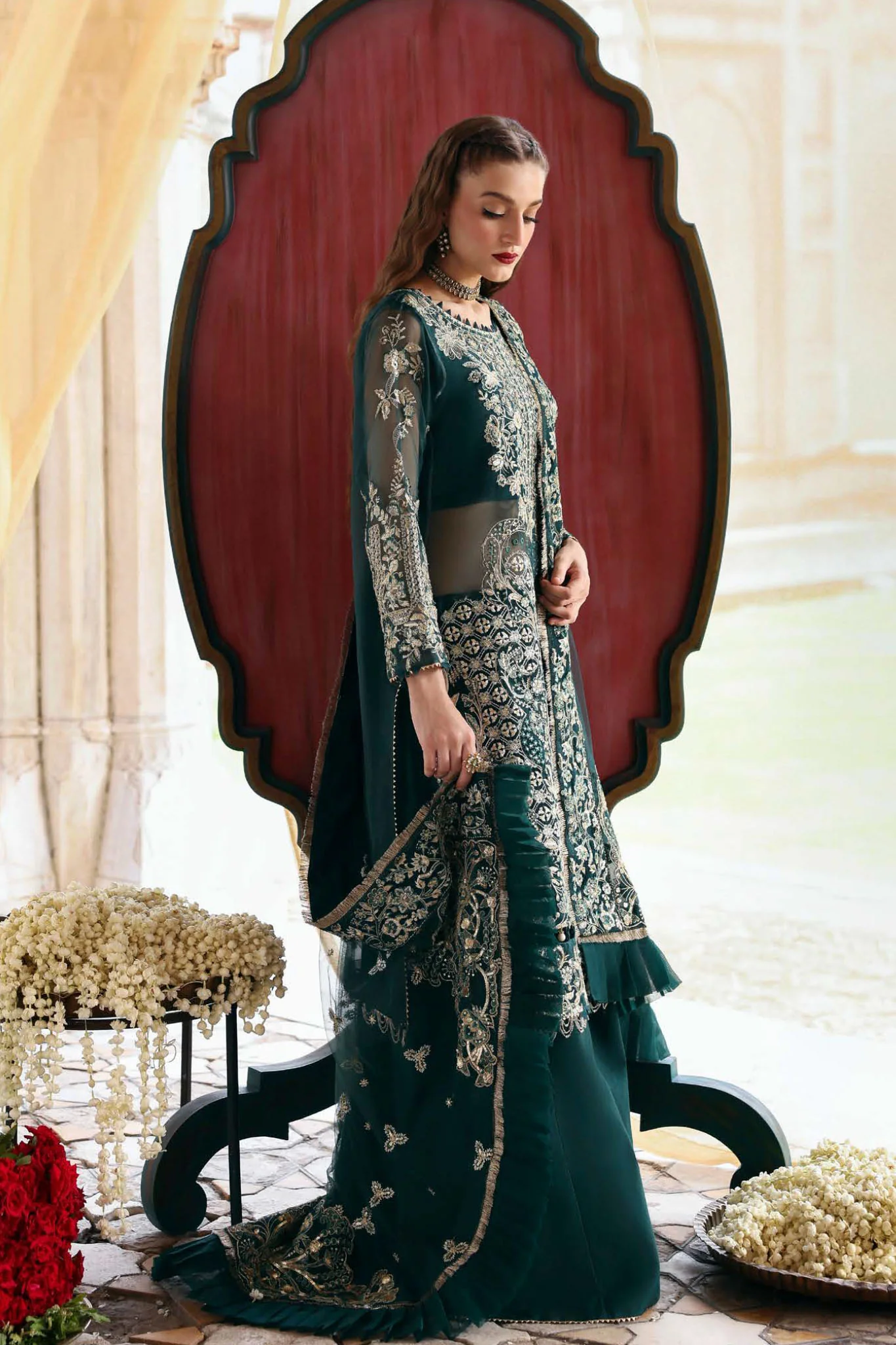 Jahanara By Parishay Unstitched 3 Piece Formals Suit-JRA-08 - Image 3