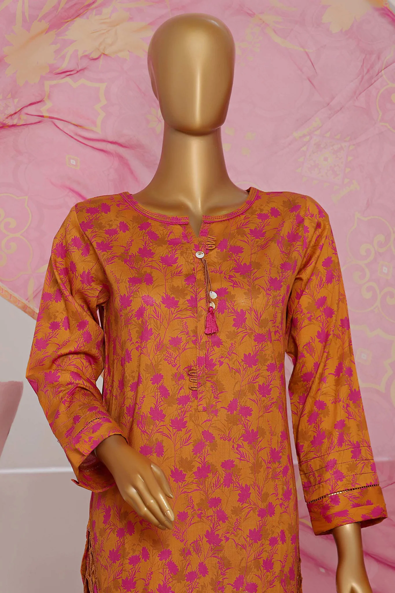 Print And Needle By HZ Stitched 3 Piece Cutwork Cotton Vol-02 Suit-ECL-407 - Image 2