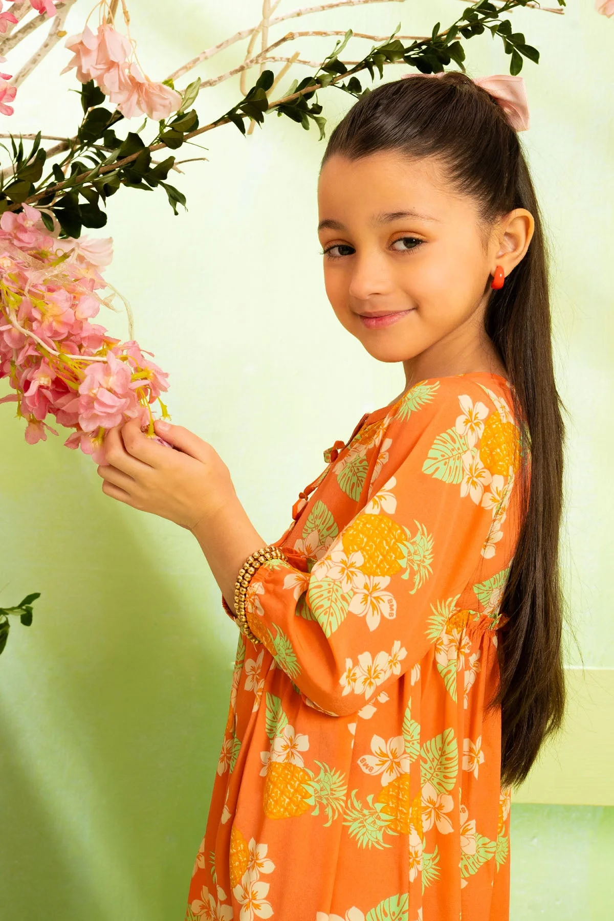 Ochre Clothing Georgette Printed Dress - Image 3