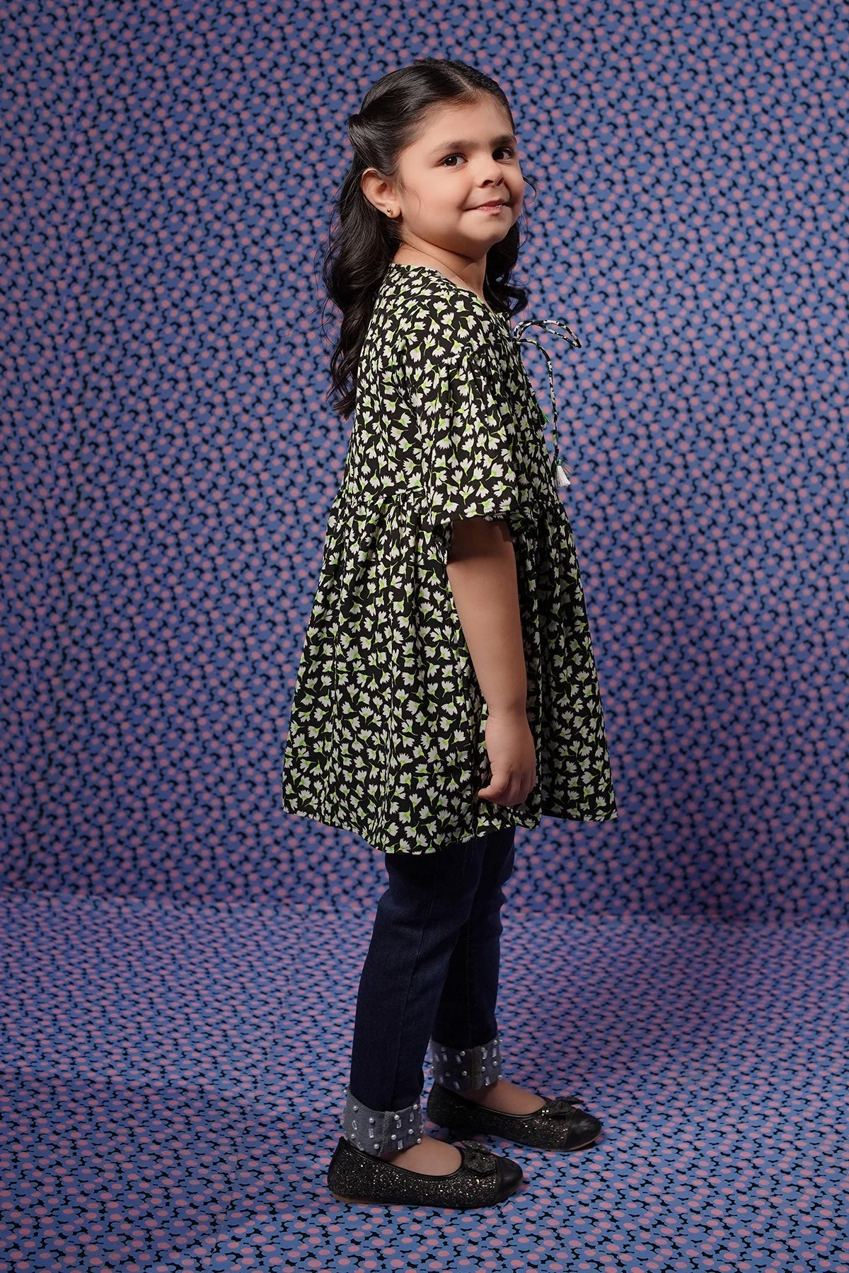 Ochre Clothing Printed Georgette Top - Image 2
