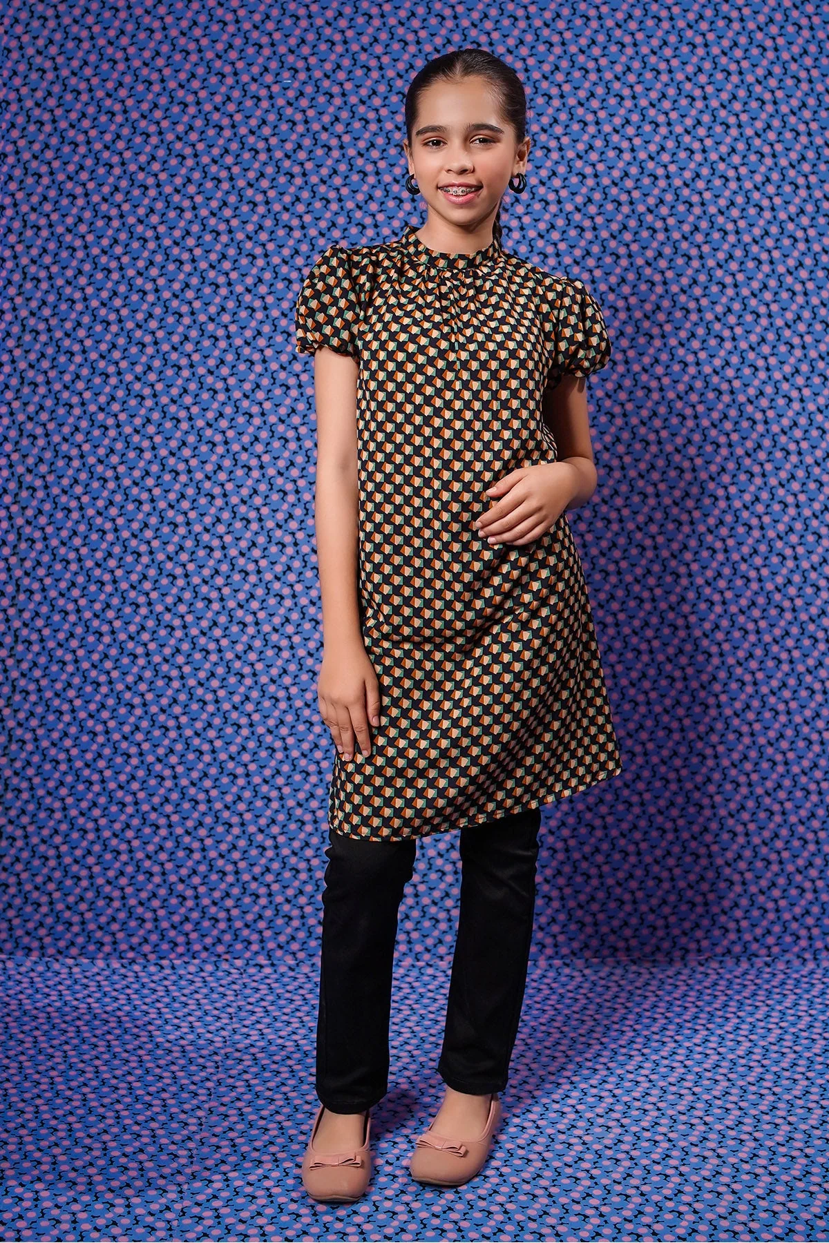 Ochre Clothing Printed Georgette Top - Image 3