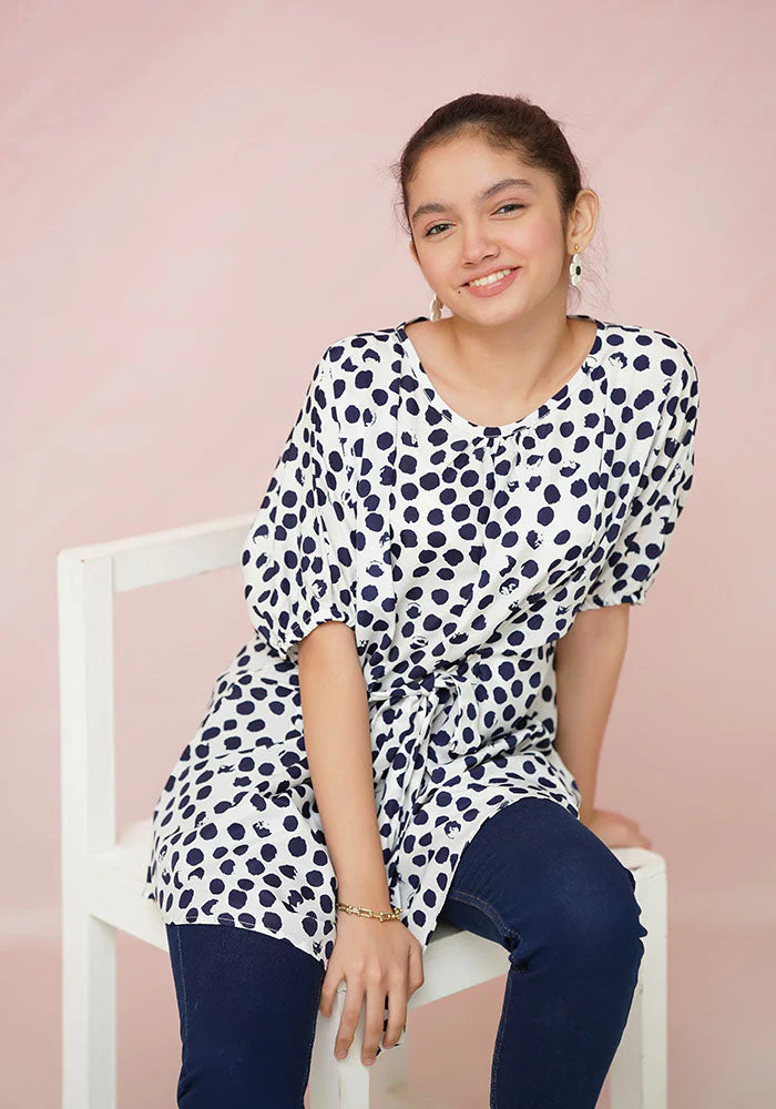 Ochre Clothing Printed Georgette Top - Image 2