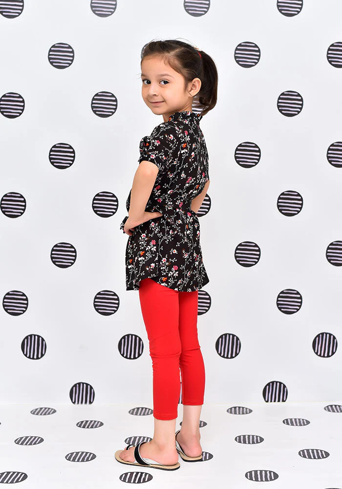 Ochre Clothing Printed Linen Top - Image 6