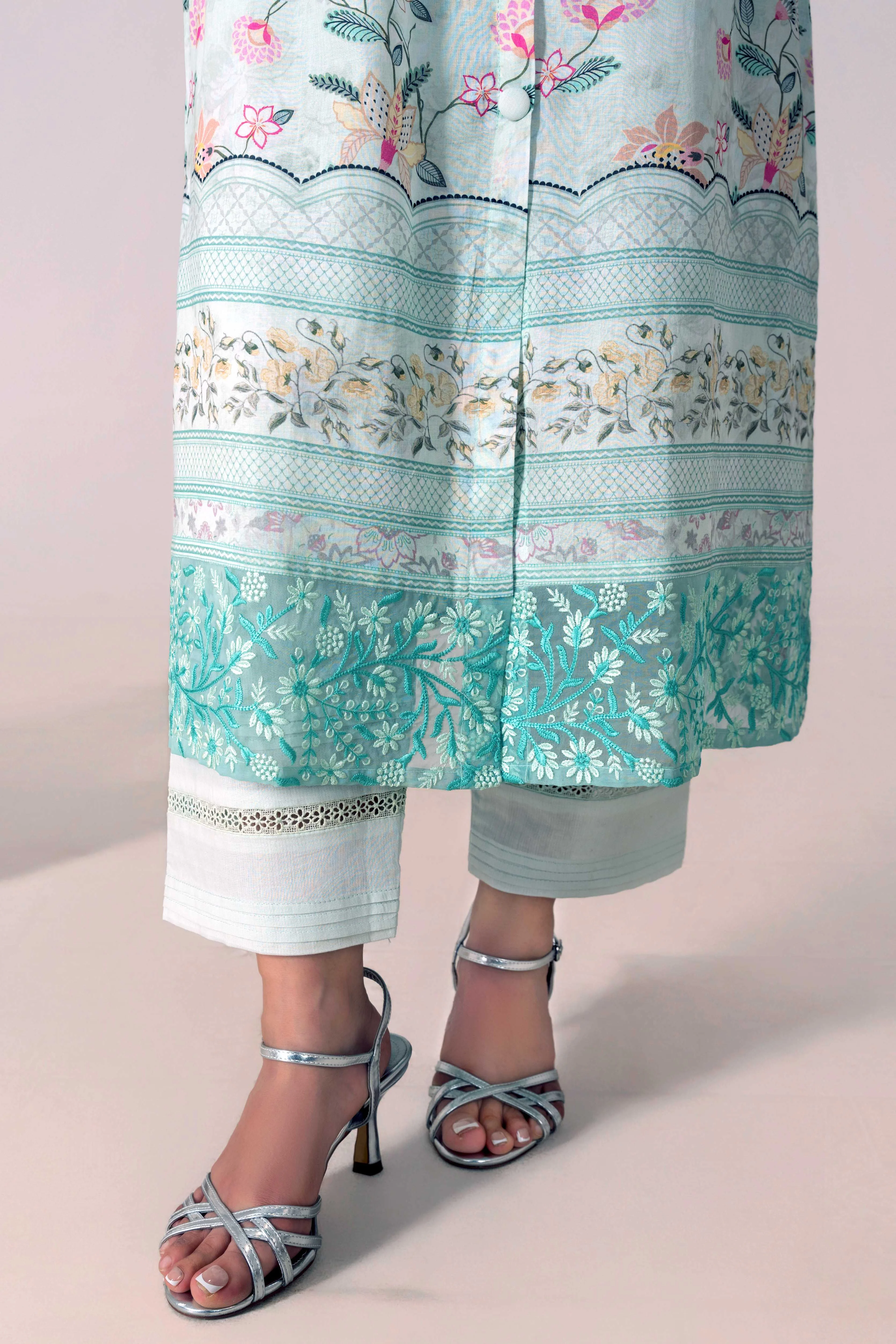 Festive Glow By Ahlam Vol-01-Printed Mystic 3pc Suit - Image 8
