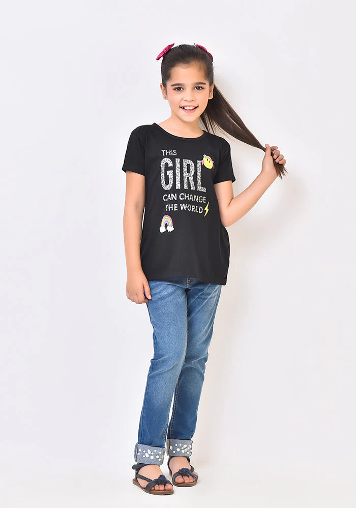 Ochre Clothing Printed T-Shirt