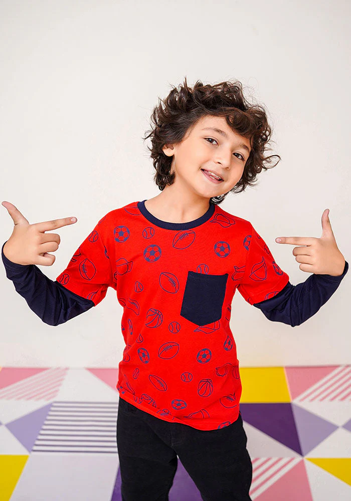 Ochre Clothing Printed T-Shirt - Image 2