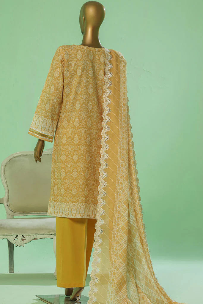 Printkari by Hz Stitched 3 Piece Chikankari Eid Pret Vol-03 Suit-PEC-3P-056 - Image 3
