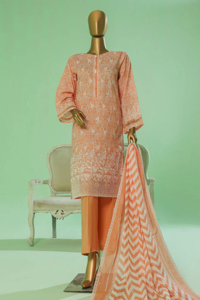 Printkari by Hz Stitched 3 Piece Chikankari Eid Pret Vol-03 Suit-PEC-3P-059