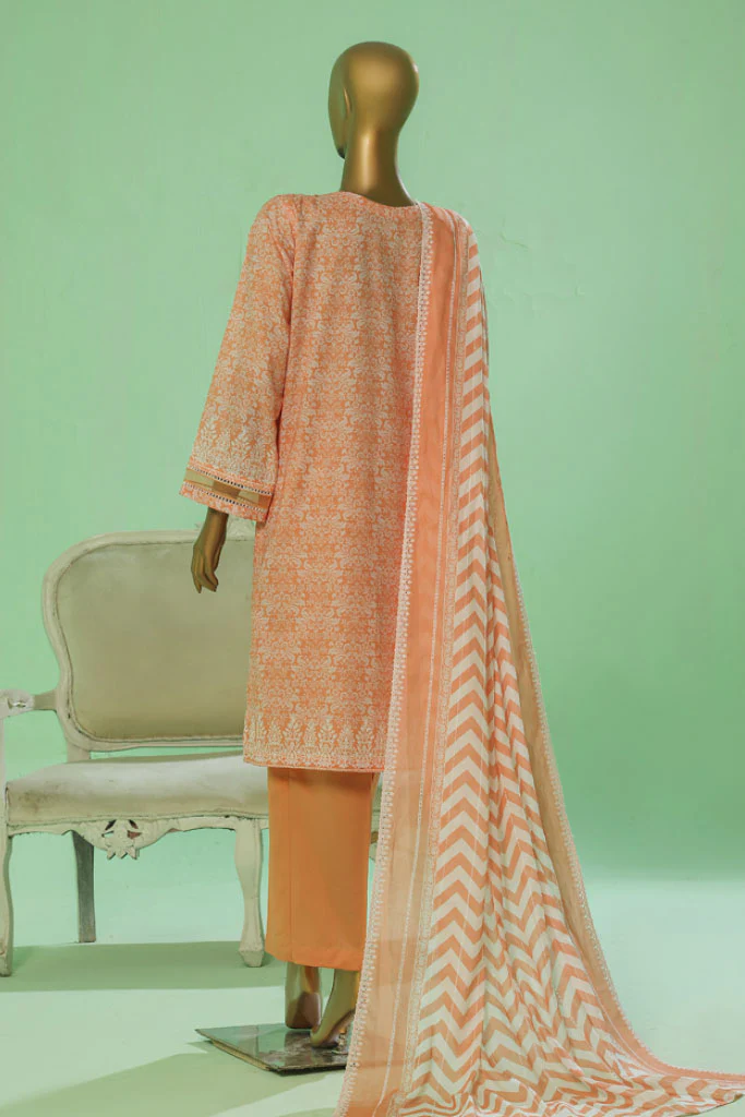 Printkari by Hz Stitched 3 Piece Chikankari Eid Pret Vol-03 Suit-PEC-3P-059 - Image 3