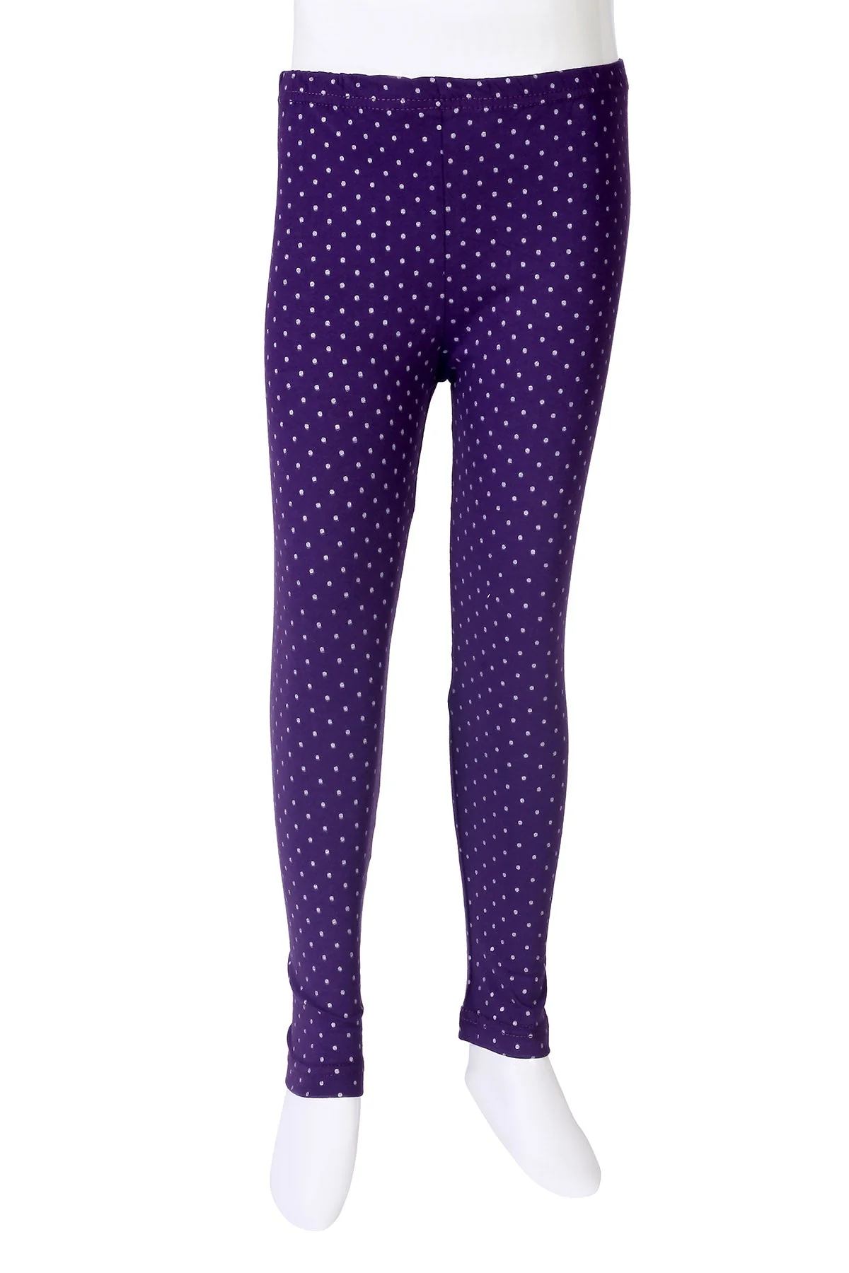 Ochre Clothing Purple Girls Tights - Image 3