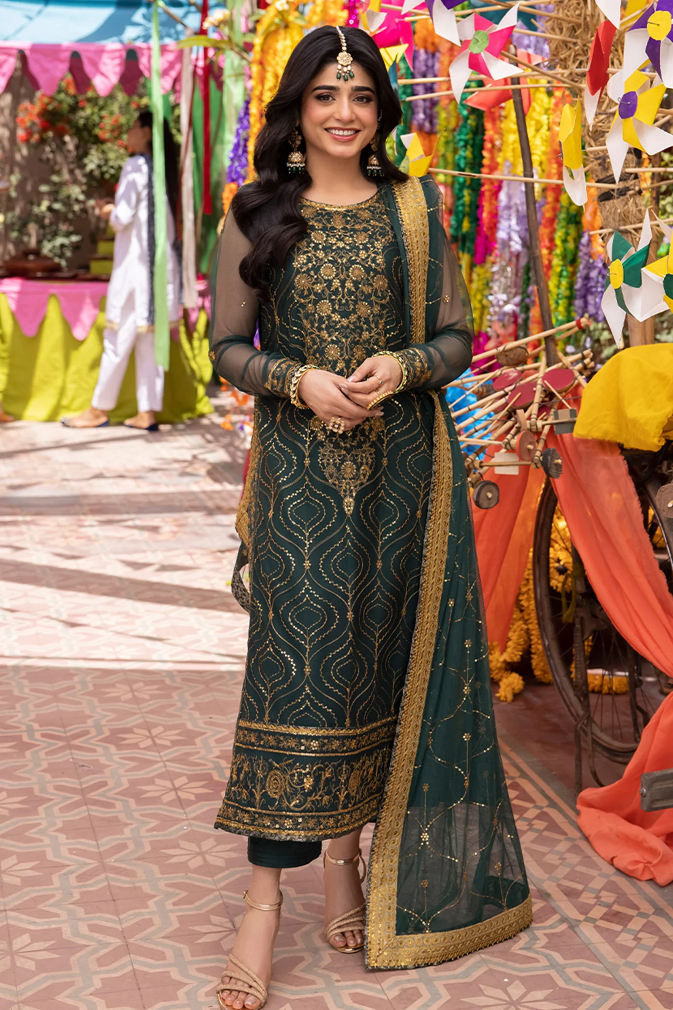 Pyaar Diyan Gallan By Asim Jofa Unstitched 3 Piece Luxury Formals Suit-AJEM-16 - Image 2