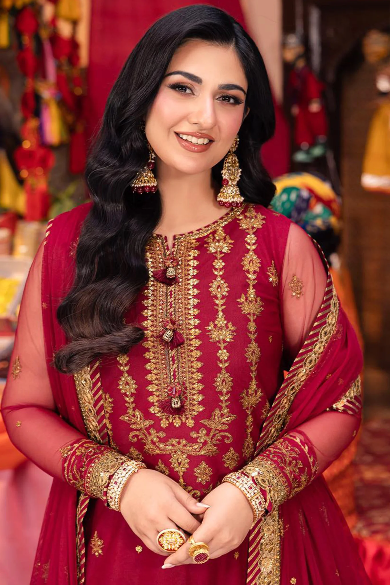 Pyaar Diyan Gallan By Asim Jofa Unstitched 3 Piece Luxury Formals Suit-AJEM-19 - Image 3