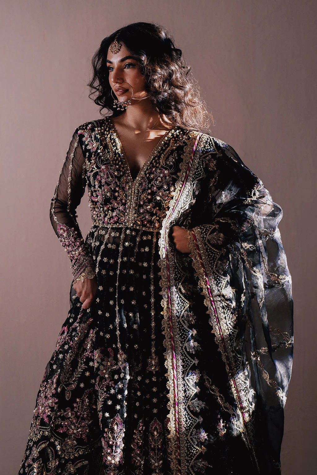 Zarposh Unstitched 3 Piece Formals Collection-Qara - Image 17