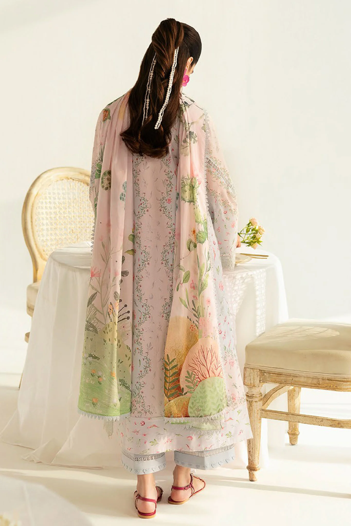 Qprints By Qalamkar Unstitched 3 Piece Printed Lawn Collection-PQ-07-B-Jane - Image 3