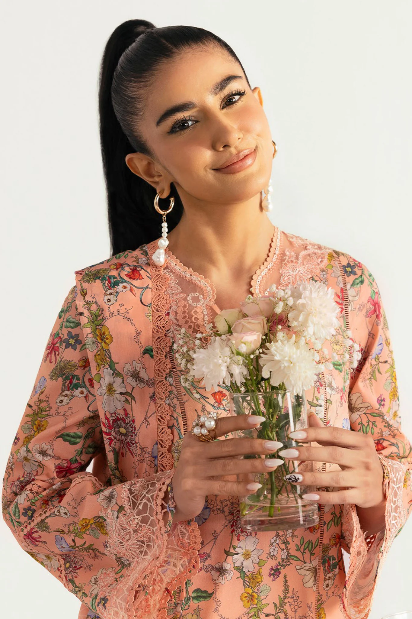 Qprints By Qalamkar Unstitched 3 Piece Printed Lawn Collection-PQ-10-B-Maira - Image 2