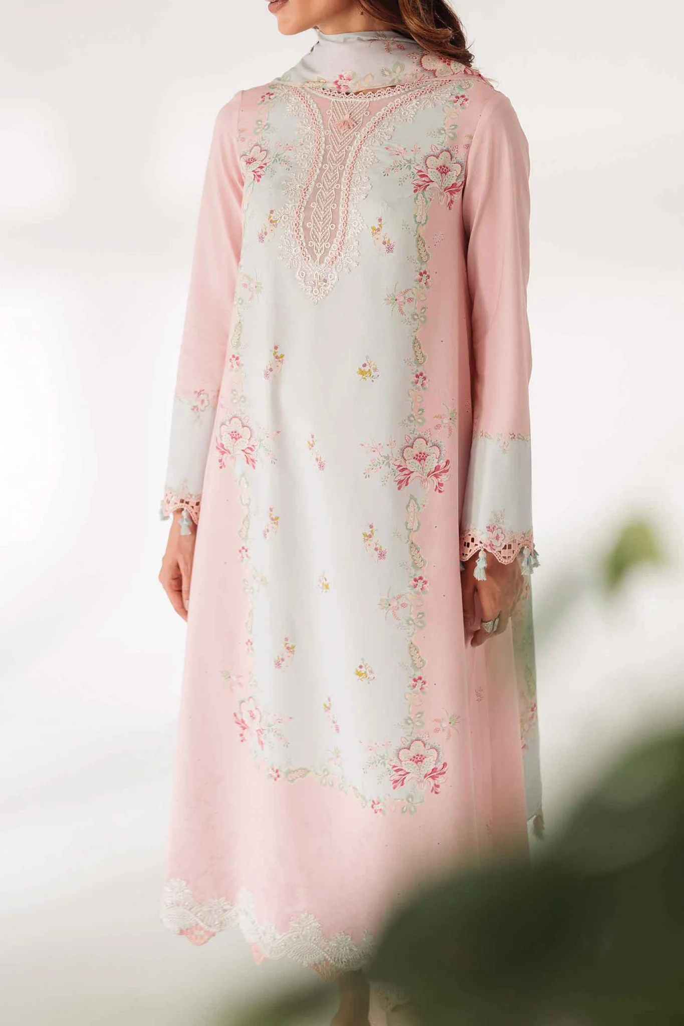 Qprints By Qalamkar Unstitched 3 Piece Printed Lawn Suit-AR-07-Sabine - Image 4